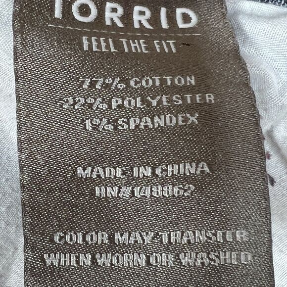 Torrid Jeans Womens Size 24R Luxe Slim Boot Dark Wash Stretch Denim Jeans - Picture 10 of 11